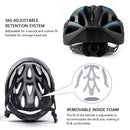 TOMSHOO Bike Helmet with Goggles,MTB Helmet Riding helmet Cycling Helmet