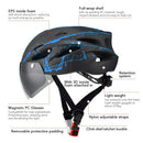 TOMSHOO Bike Helmet with Goggles,MTB Helmet Riding helmet Cycling Helmet