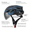 TOMSHOO Bike Helmet with Goggles,MTB Helmet Riding helmet Cycling Helmet