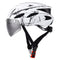 TOMSHOO Bike Helmet with Goggles,MTB Helmet Riding helmet Cycling Helmet