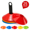 25pcs Agility Disc Cone Set