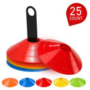 25pcs Agility Disc Cone Set