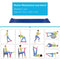 4pcs Yoga Equipment Set