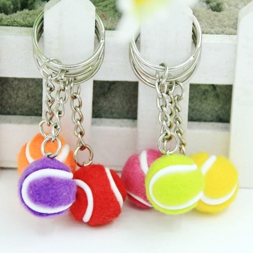 Mini Tennis Ball Key Chain