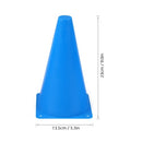 10 Pack 9 Inch Plastic Sport Training Traffic Cone for Kids Home Football Training Soccer 5 Colors