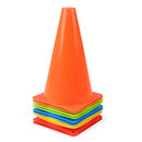 10 Pack 9 Inch Plastic Sport Training Traffic Cone for Kids Home Football Training Soccer 5 Colors