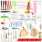 112pcs Fishing Lure Set Fishing Lure Bait Gear Kit