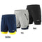 Men 2 in 1 Running Shorts