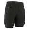 Men 2 in 1 Running Shorts