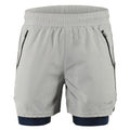 Men 2 in 1 Running Shorts