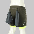 Men 2 in 1 Running Shorts