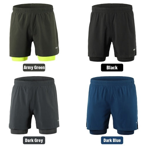 Men 2 in 1 Running Shorts