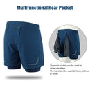 Men 2 in 1 Running Shorts