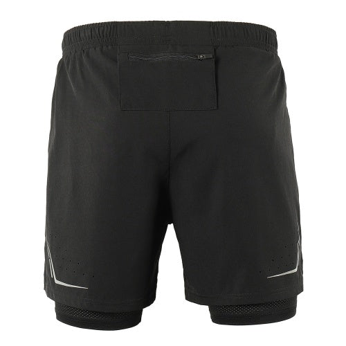 Men 2 in 1 Running Shorts