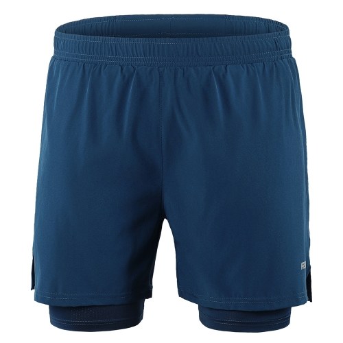 Men 2 in 1 Running Shorts