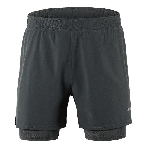 Men 2 in 1 Running Shorts