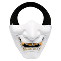 Half Face Mask Lower Face Protective Mask for Camping Games Cosplay Party