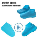 Waterproof Non-Slip Rubber Rain Shoe Covers Reusable Silicone Shoe Covers Fit for Men Women Kids