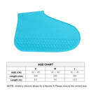 Waterproof Non-Slip Rubber Rain Shoe Covers Reusable Silicone Shoe Covers Fit for Men Women Kids