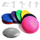 33CM Yoga Balance Disc Inflatable Stability Wobble Cushion Free Hand Pump