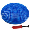 33CM Yoga Balance Disc Inflatable Stability Wobble Cushion Free Hand Pump