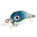 8cm Wobbler Rattle Fishing Crankbait Flashing Artificial Hard Crank Bait Lure with Treble Hooks