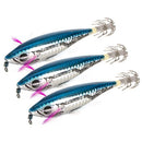 3pcs Squid Jig Artificial Hard Fishing Lures