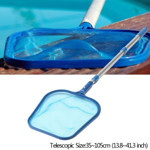 Leaves Skimmer Rake Net with Telescopic Pole