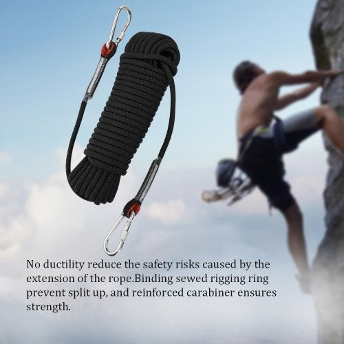 Outdoor Climbing Rope Rock Ice Climbing Equipment High Strength Survival Paracord Safety Ropes Climbing Accessory