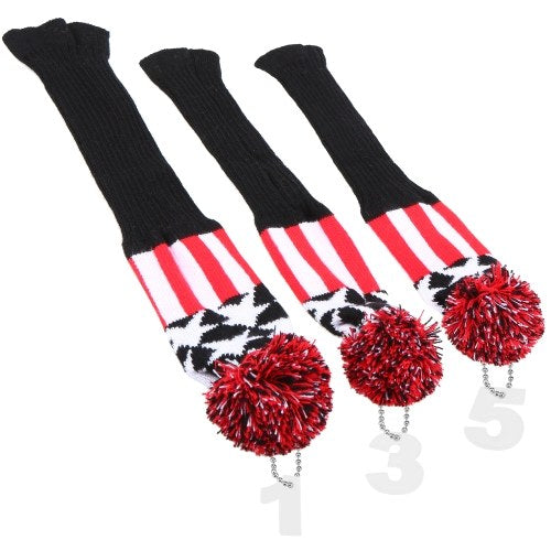 3 Pcs Golf Head Covers Set