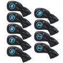 9 Pcs Golf Iron Head Covers Set