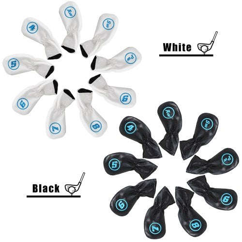 مجموعة أغطية رأس حديد الجولف مكونة من 9 قطع