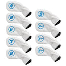 9 Pcs Golf Iron Head Covers Set