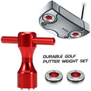 2 Pcs Golf Weights with Golf Wrench