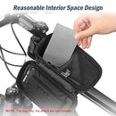 Bike Phone Bags with Touch Screen Phone Holder Case Waterproof Bicycle Front Frame Top Tube Mount Handlebar Bags Bike Storage Bag Cycling Pack