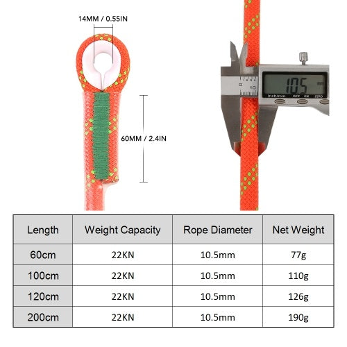 Climbing Cord Tree Rock Climbing Gear Rappelling Cord Climbing Gear