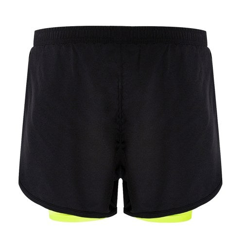 Men 2-in-1 Running Shorts