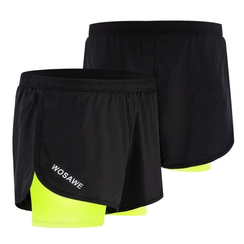 Men 2-in-1 Running Shorts