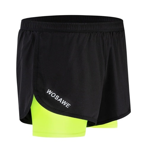 Men 2-in-1 Running Shorts