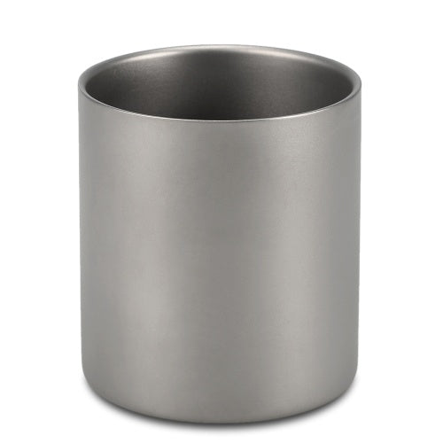 Lixada 450ml Titanium Double Wall Insulated Water Cup