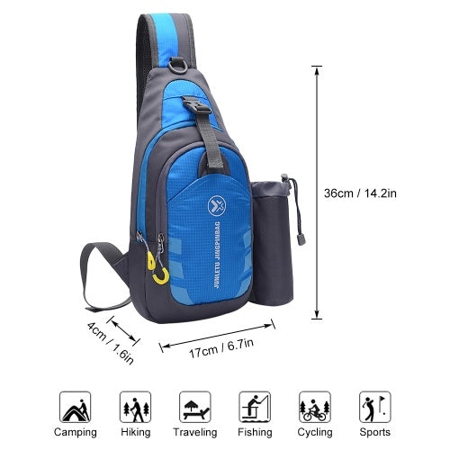 Men Women Sling Backpack Chest Crossbody Bag