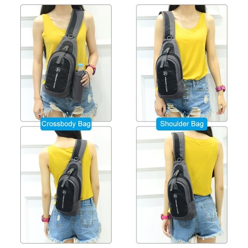 Men Women Sling Backpack Chest Crossbody Bag