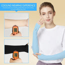 1 Pair Cooling Arm Sleeves UV Protective Absorbent Arm Cover