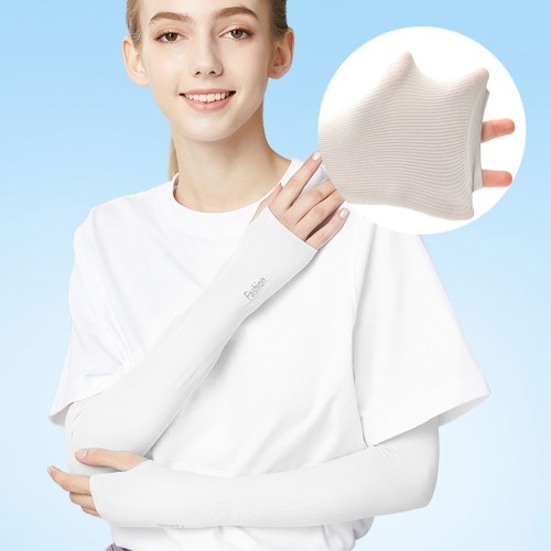 1 Pair Cooling Arm Sleeves UV Protective Absorbent Arm Cover