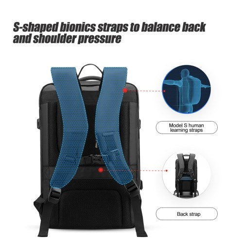 Waterproof USB Business Backpack