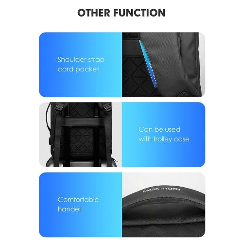 Business Laptop Bag Waterproof USB Charge