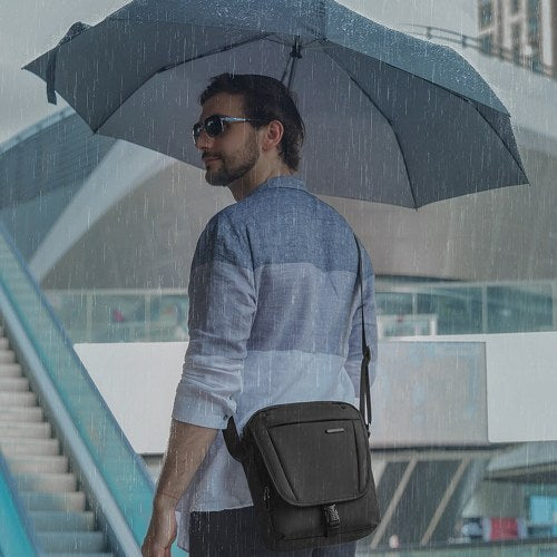 Men Single-Shoulder Bag Black Mode