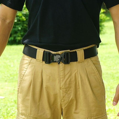 Adjustable Webbing Belt Men Women Belts