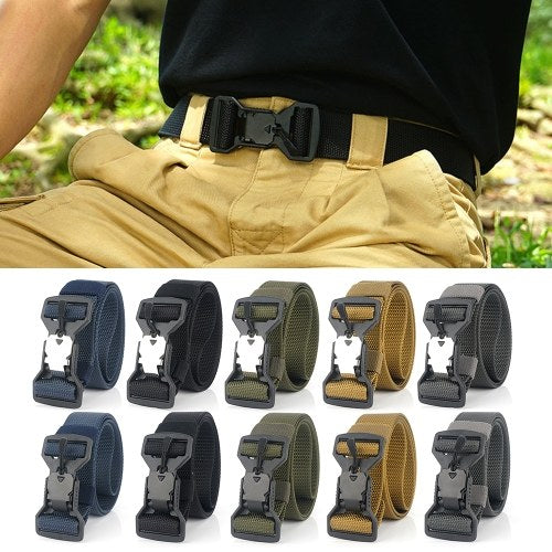 Adjustable Webbing Belt Men Women Belts