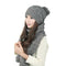 Sweater Scarf and Hat Set